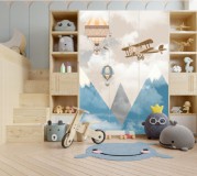 Naklejki okleiny na szafy dla dzieci okleina na meble dziecięce 62044 Naklejkomania - zdjecie 1 - miniatura
