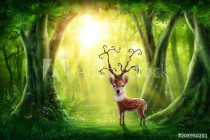 Dark magic forest Naklejkomania - zdjecie 1 - miniatura