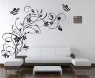 Naklejki na ścianę ścienne na ściany naklejka dekoracyjna ścienna, drzewo/kwiat 116 Naklejkomania - zdjecie 1 - miniatura