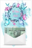 Plakat w ramie na pieniądze, motyle, ślub wesele PP014 Naklejkomania - zdjecie 5 - miniatura