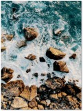 Plakat Spienione fale, kamienie  61053 Naklejkomania - zdjecie 2 - miniatura