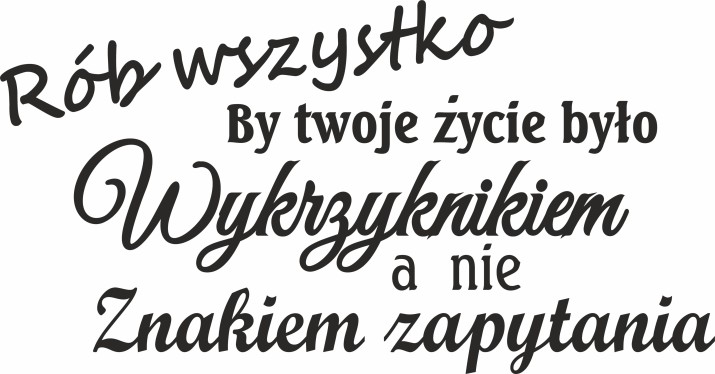 4002 Naklejki ścienne cytaty na ścianę - zdjęcie 2