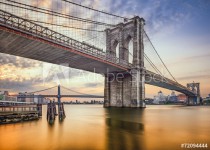 Fototapeta Brooklyn Bridge w  New York City 42463 Naklejkomania - zdjecie 3 - miniatura