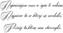 887 Naklejka ścienna dekoracyjna , cytat Naklejkomania - zdjecie 2 - miniatura