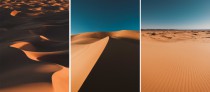 Komplet trzech plakatów w ramie pustynny krajobraz KP096 Naklejkomania - zdjecie 3 - miniatura