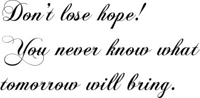 595 Motywacyjne naklejki na ścianę You never know what tomorrow will bring - zdjęcie 2