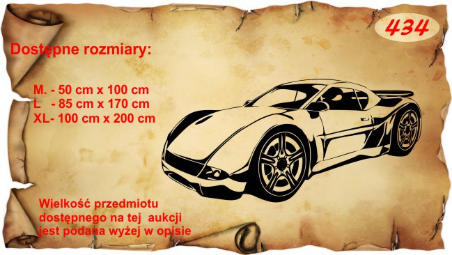 Naklejka dekoracyjna na ścianę, auta  434 - zdjęcie 2