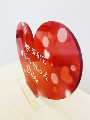 Statuetka serce Walentynki Dzień Zakochanych Miłość serce 7 - zdjęcie 2