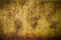 Naklejka ścienna - mapa świata mapa 7 Naklejkomania - zdjecie 2 - miniatura
