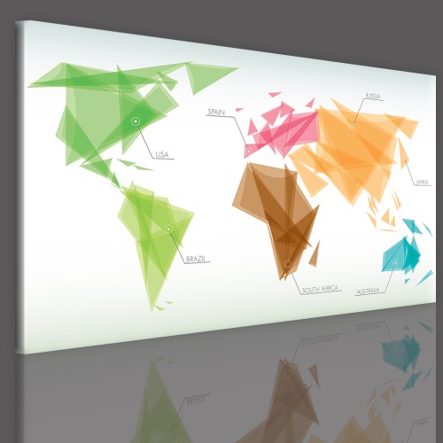Tablice korkowe mapa świata 41099 - zdjęcie 2