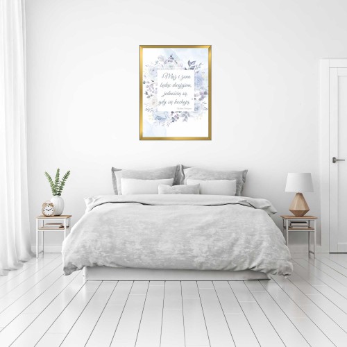 Plakat w ramie ślub wesele miłość AGX4 - zdjęcie 2