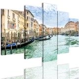 Obrazy 5 częściowe- Miasto, Wenecja 12355 Naklejkomania - zdjecie 1 - miniatura