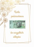 Plakat w ramie na pieniądze złoty kwiat PP002 Naklejkomania - zdjecie 2 - miniatura