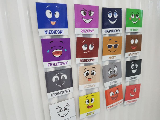 Magnes magnesy na lodówkę kolory 16 szt - zdjęcie 3