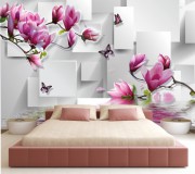 Flizelinowa tapeta do pokoju na ściane 9952 magnolia Naklejkomania - zdjecie 1 - miniatura