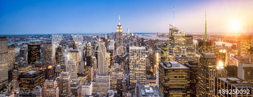 Manhattan New York Skyline Panorama