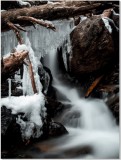 Plakat Zimowy wodospad 61066 Naklejkomania - zdjecie 2 - miniatura