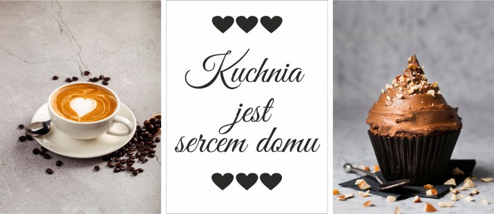 Zestaw trzech plakatów plakaty na ścianę do kuchni KP175 - zdjęcie 3