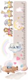Naklejka ścienna dla dzieci -  miarka wzrostu misie pociąg samolot 41514 Naklejkomania - zdjecie 1 - miniatura