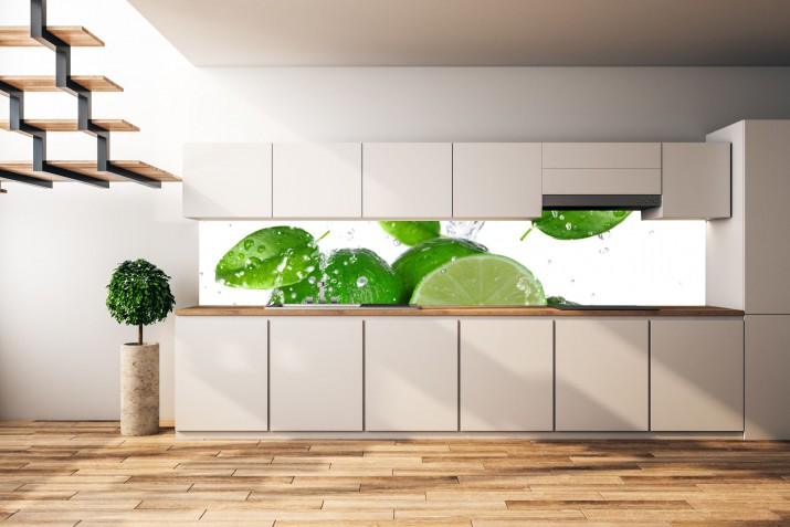 Panele kuchenne PCV 14307 Limonka