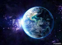 planet in cosmos - Usa view - Usa Naklejkomania - zdjecie 1 - miniatura
