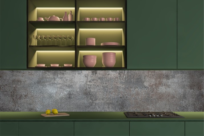 Panele kuchenne PCV 184640234 beton, struktura panel dibond