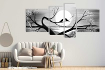 Obraz na ścianę do sypialni drzewo księżyc 20207 Naklejkomania - zdjecie 2 - miniatura