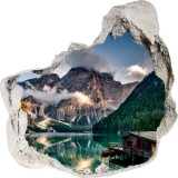 Naklejka na ścianę, dziura 3D jezioro niebo las góry 3591 Naklejkomania - zdjecie 2 - miniatura