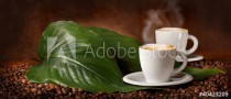 Cappuccino caldo - Hot Coffee Naklejkomania - zdjecie 1 - miniatura