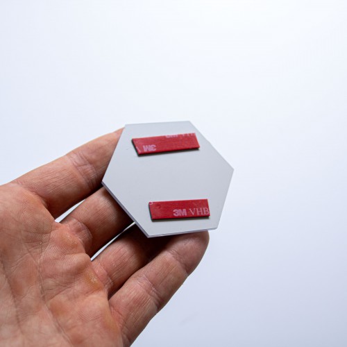 Mini lustro dekoracyjne HEX NT - zdjęcie 3