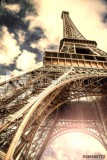 veduta vintage della Torre Eiffel Naklejkomania - zdjecie 1 - miniatura