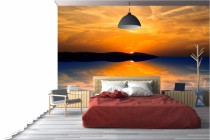 Fototapeta na ścianę tapeta na fizelinie do salonu zachód słońca, pejzaż 10081 Naklejkomania - zdjecie 1 - miniatura