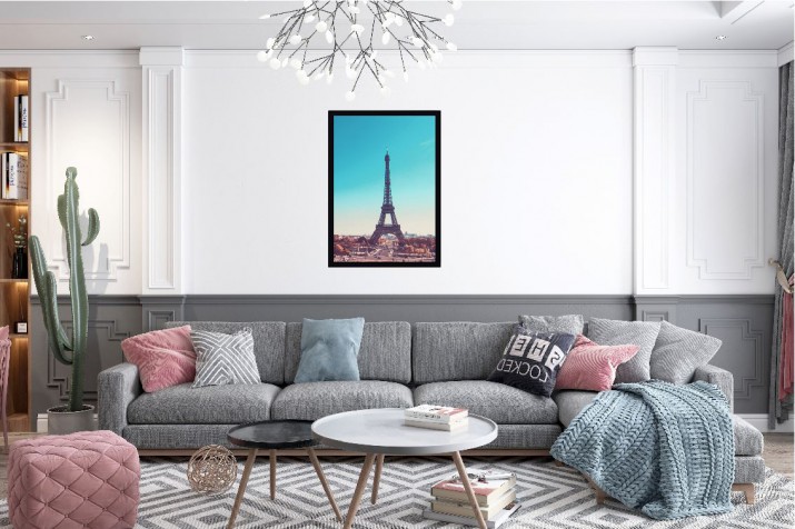 Plakat Paryż wieża Eiffla 61000 Naklejkomania - zdjecie 1