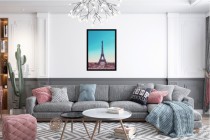 Plakat Paryż wieża Eiffla 61000 Naklejkomania - zdjecie 1 - miniatura