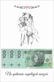 Plakat w ramie na pieniądze, para, wesele, ślub PP017 Naklejkomania - zdjecie 3 - miniatura