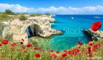 Stacks of Torre Sant Andrea, Salento coast, Puglia region, Italy Naklejkomania - zdjecie 1 - miniatura