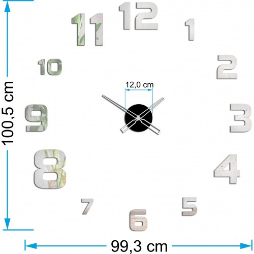 Zegar ścienny HELED XL NT Naklejkomania - zdjecie 1