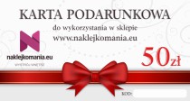 Karta podarunkowa na wesele ślub karta prezentowa 50-500zł Naklejkomania - zdjecie 1 - miniatura