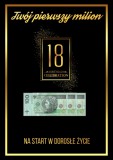 Plakat w ramie na pieniądze złoty pył  PP004 Naklejkomania - zdjecie 2 - miniatura
