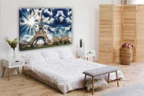 Obraz na ścianę 15156 Paryż wieża eiffla Naklejkomania - zdjecie 2 - miniatura