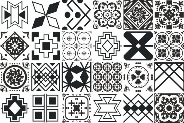 wyprzedaż 10x10 Winylowe naklejki samoprzylepne na podłogi kafle płytki 9019 (24szt.) - zdjęcie 2