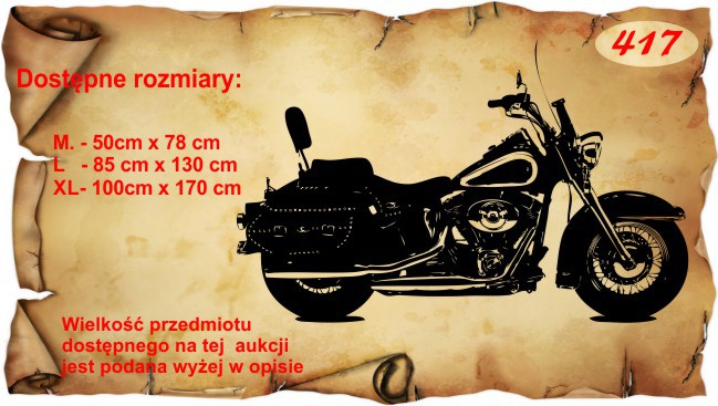 Naklejka dekoracyjna na ścianę, motor 417 - zdjęcie 2