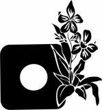 Naklejka pod kontakt włącznik- Kwiaty 12 Naklejkomania - zdjecie 1 - miniatura