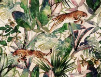 Fototapety na ścianę liście gepard 10855 Naklejkomania - zdjecie 2 - miniatura