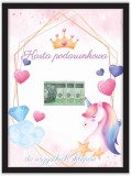 Plakat w ramie na pieniądze unicorn  PP007 Naklejkomania - zdjecie 4 - miniatura
