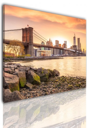 Obrazy jednoczęściowe- most, Nowy Jork 521 Naklejkomania - zdjecie 1