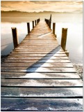 Plakat Most, jezioro. spokojna woda 61095 Naklejkomania - zdjecie 2 - miniatura