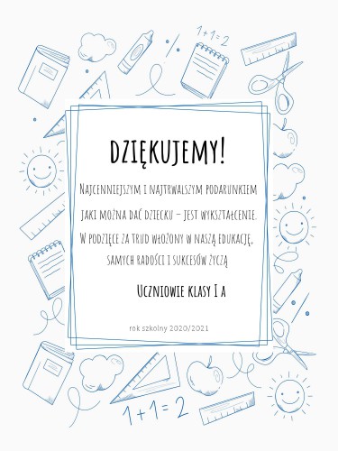 Plakat w ramie dla nauczyciela 20546 - zdjęcie 2