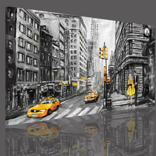 Obraz na ramie płótno canvas- Nowy Jork 12387 - zdjęcie 3