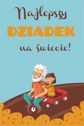 Zawieszka drewniana tabliczka ozdobna prezent na Dzień Dziadka 60035 - zdjęcie 2
